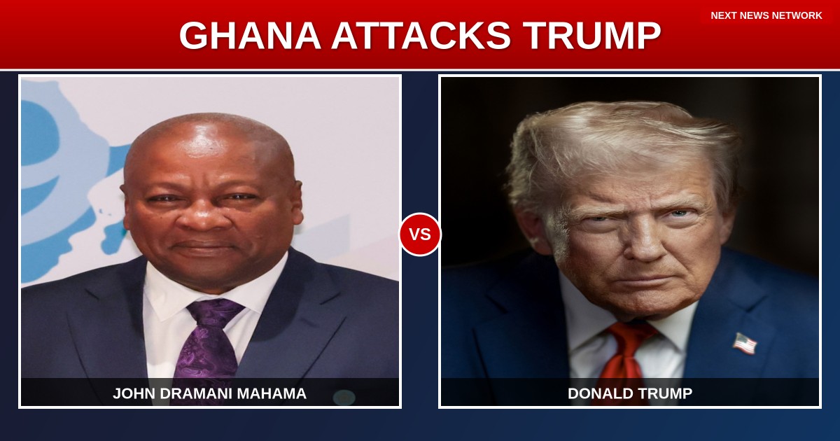 ABSURD: Ghana President Attacks Trump Over 'Black History Erasure' While Ignoring His Own Nation's Problems