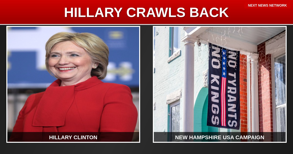DESPERATE: Hillary Clinton CRAWLS Back to New Hampshire as GOP Senate Chances SURGE