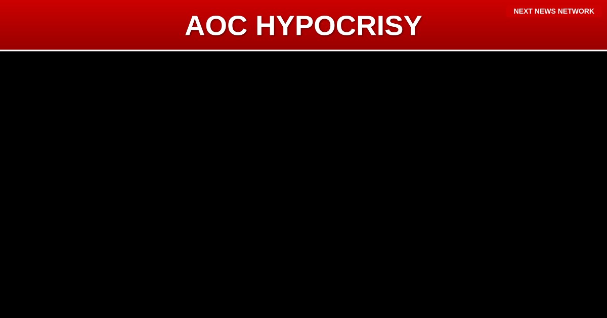 HYPOCRITE ALERT: AOC Demands Democrats Reject 'AI Money' While Party Drowns in Big Tech Cash