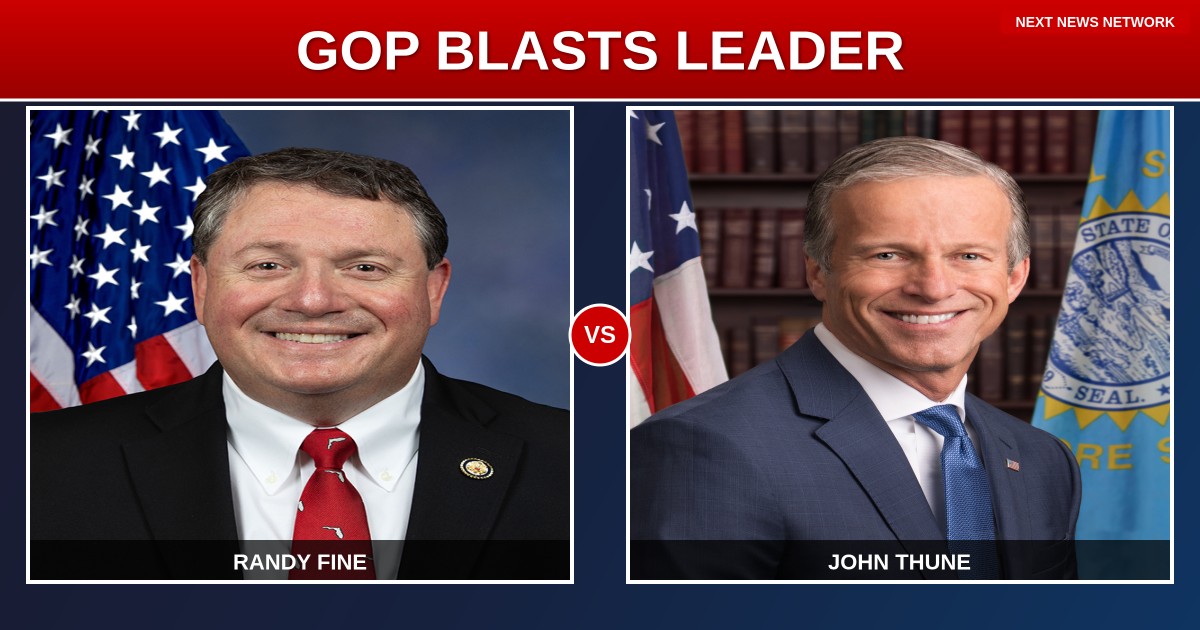 BREAKING: GOP Rep BLASTS Thune for Abandoning SAVE Act Fight - 'Private Escort Out of Town'