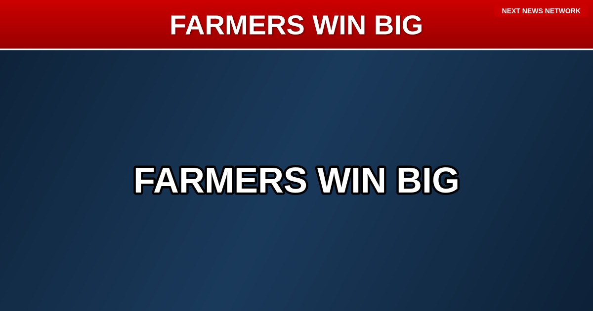 VICTORY: American Farmers THANK President Trump as Agriculture BOOMS Under America First Policies