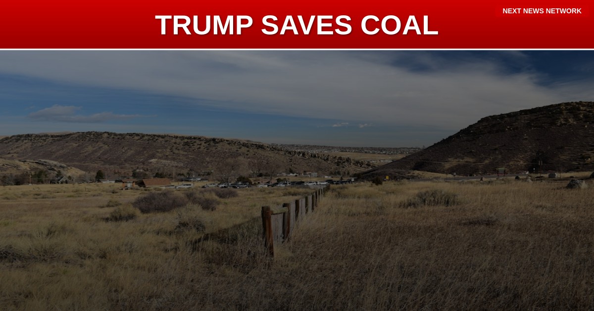 VICTORY: Trump's Energy Department SAVES More Coal Plants From Democrat Climate Catastrophe