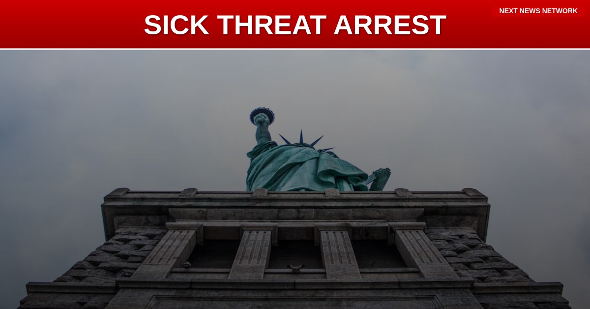 BREAKING: Deranged Liberal Arrested for SICK Threat to 'Hang Trump from Statue of Liberty'