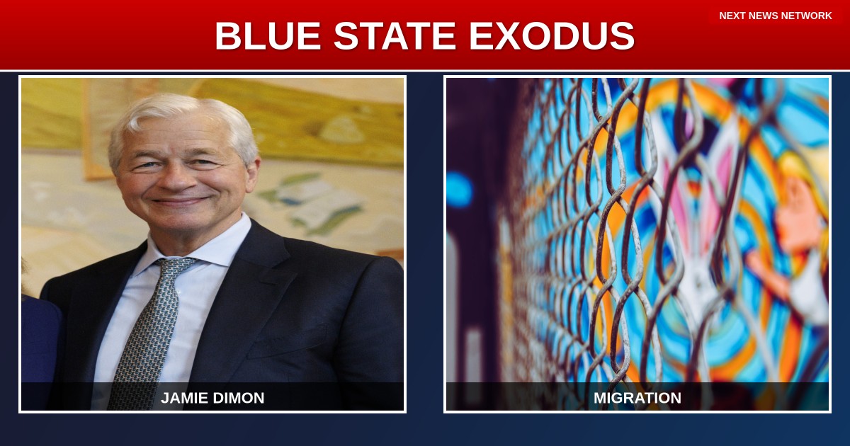 BOMBSHELL: JPMorgan's Jamie Dimon CONFIRMS Blue State EXODUS as Democratic Policies Drive Massive Migration