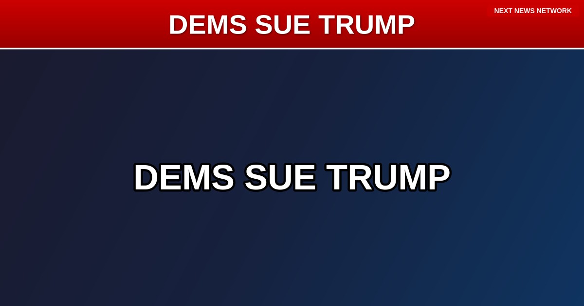 PANIC at the DNC: Democrats SUE Trump to Keep Mail-In Ballot CHAOS Alive for Midterms