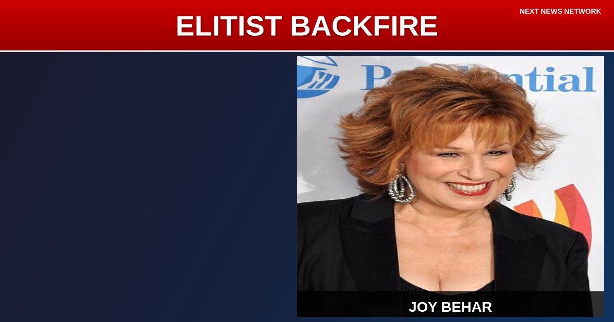 EXPOSED: Joy Behar's ELITIST Attack on Trump Voters Backfires Spectacularly