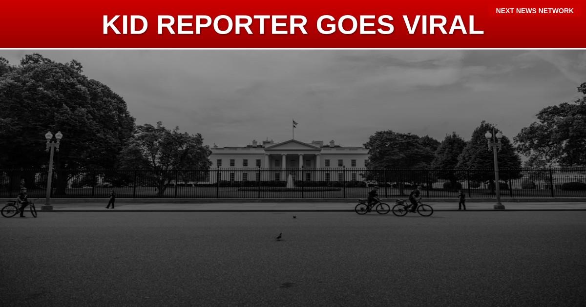 WATCH: 11-Year-Old NNN Reporter Goes UNDERCOVER at White House—His 'Snack Investigation' Shows What Real Journalism Looks Like