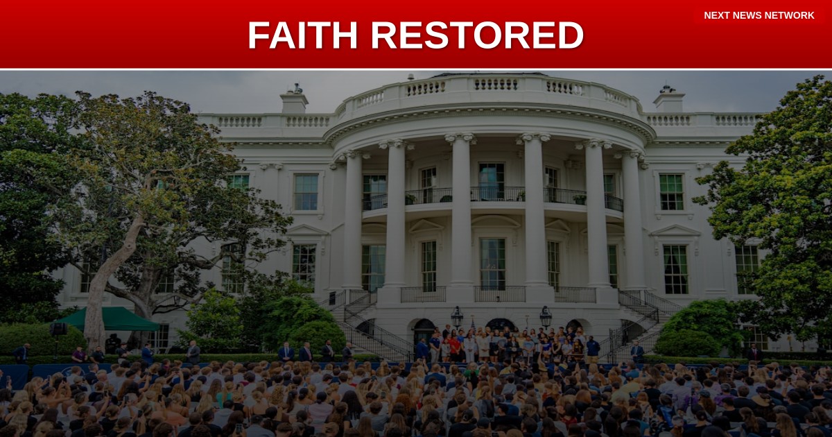 TRADITION RESTORED: Trump Brings Christian Faith Back to the White House with Holy Week Message