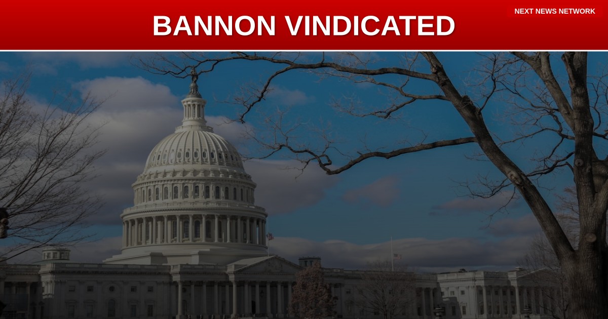 VICTORY: Supreme Court VACATES Steve Bannon's Contempt Conviction - Justice Finally Served