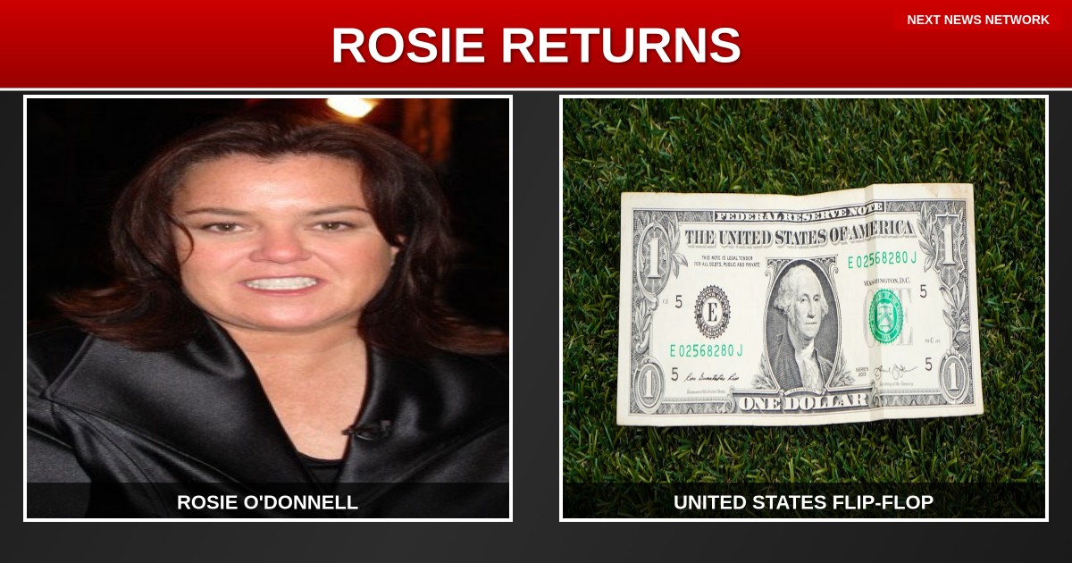 FLIP-FLOPPER: Rosie O'Donnell RETURNS to U.S. AGAIN After Breaking Her Own Anti-Trump Vow