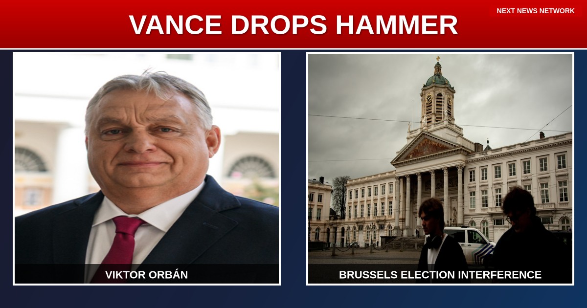 VANCE DROPS HAMMER on Brussels Bureaucrats: 'One of the WORST Examples of Foreign Election Interference'