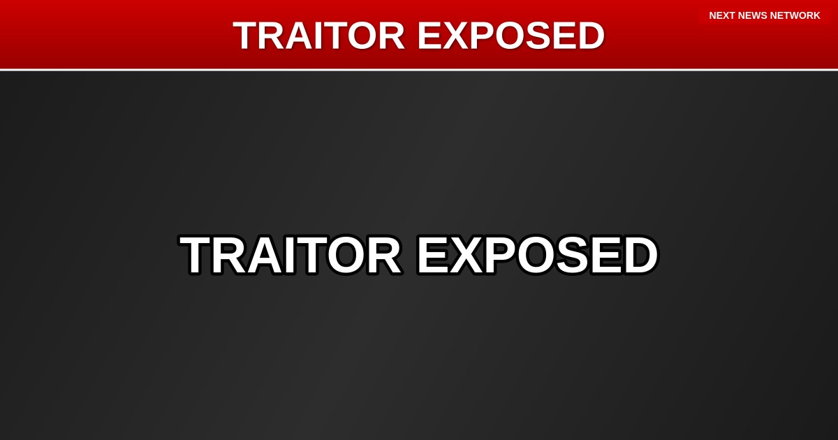 EXPOSED: Deep State Leaker Caught Red-Handed Passing Classified Intel to Reporter