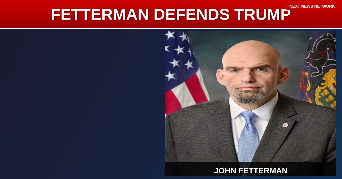 DEMOCRAT Fetterman SLAMS His Own Party for Mocking Trump's Iran Peace Deal