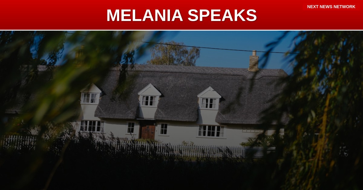 MELANIA SPEAKS: First Lady Delivers Powerful Statement From White House
