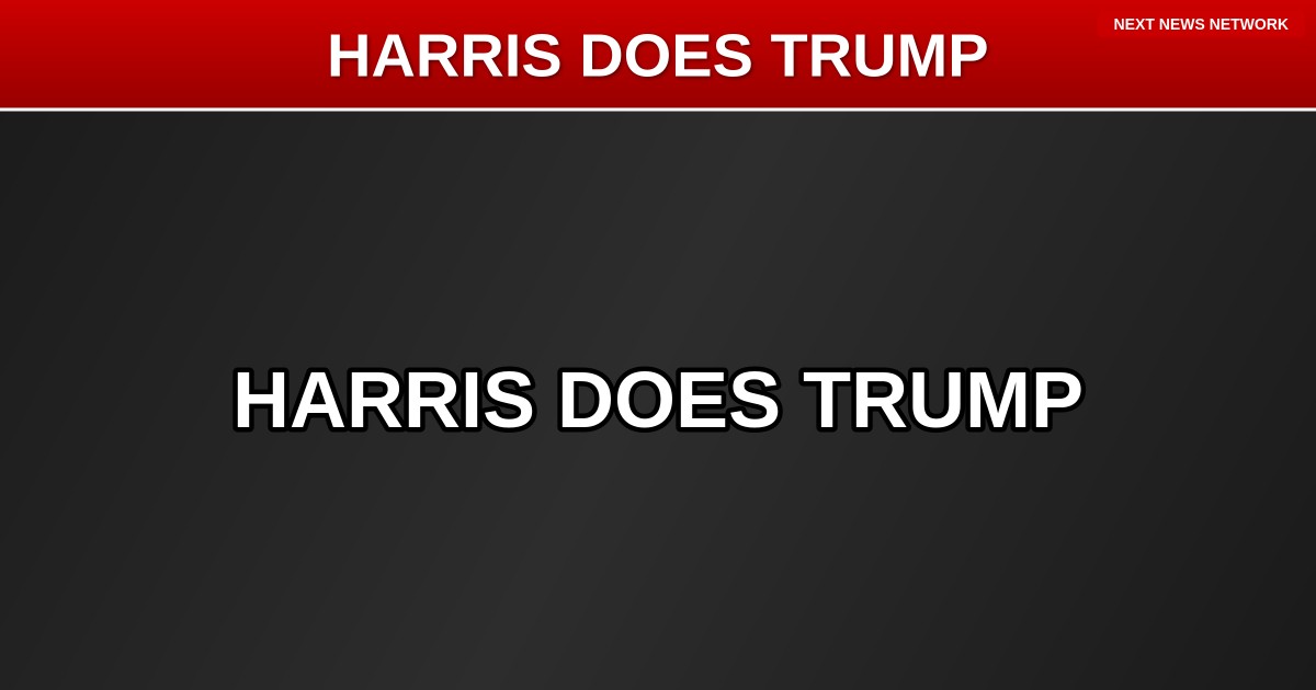 DESPERATE: Kamala Harris Does CRINGEWORTHY 'Mob Boss' Impression of Trump at Far-Left Event