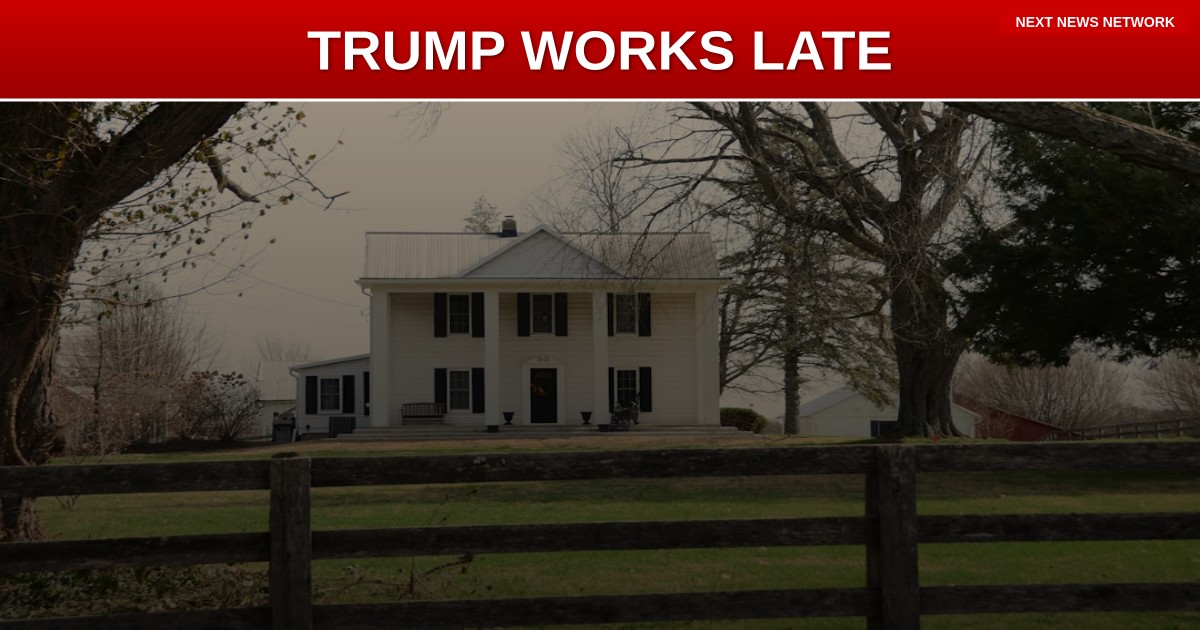 WORKING PRESIDENT: Trump Wraps Up Another Friday Night on the Job While Biden Used to Call Lids by Lunchtime