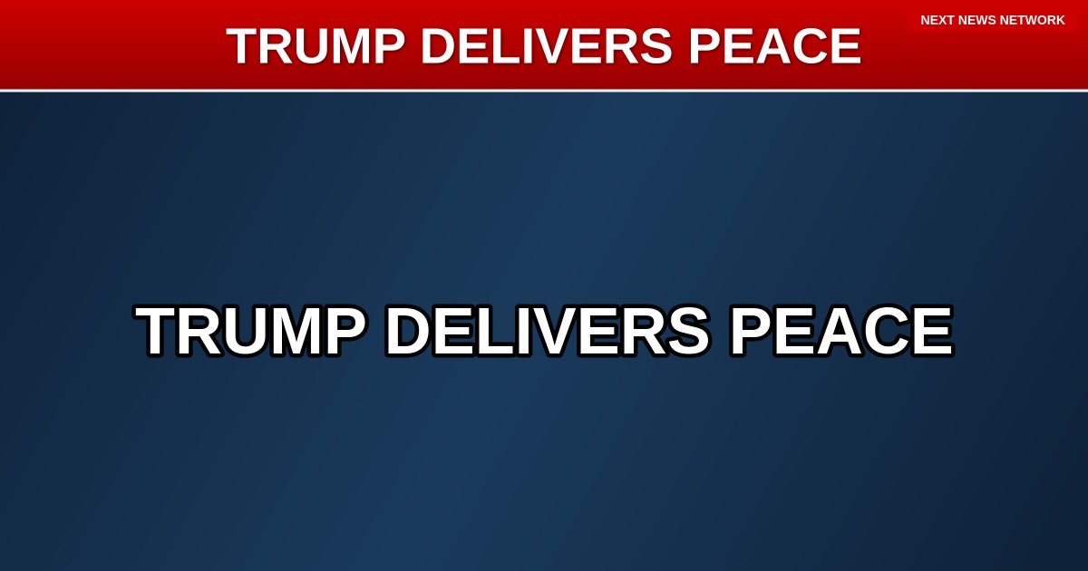 VICTORY: Trump's Ceasefire PROVES Peace Through Strength Works