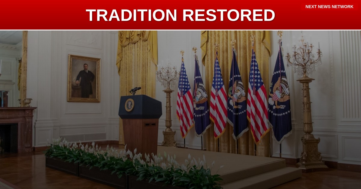 TRADITION RESTORED: Trump Brings Back REAL American Values to White House Fridays