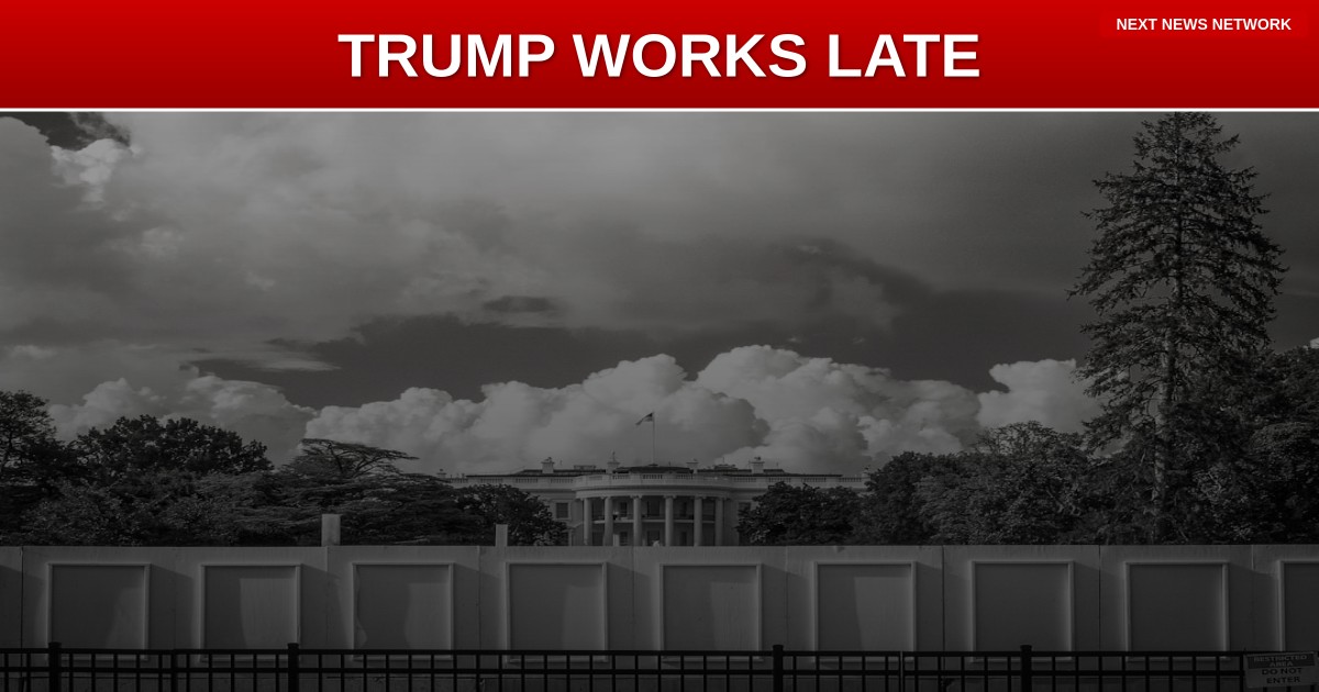 WORKING LATE: President Trump Burns the Midnight Oil While America Sleeps