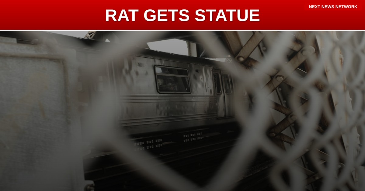While America Faces REAL Crises, Someone Built a 6-Foot Statue for a RAT