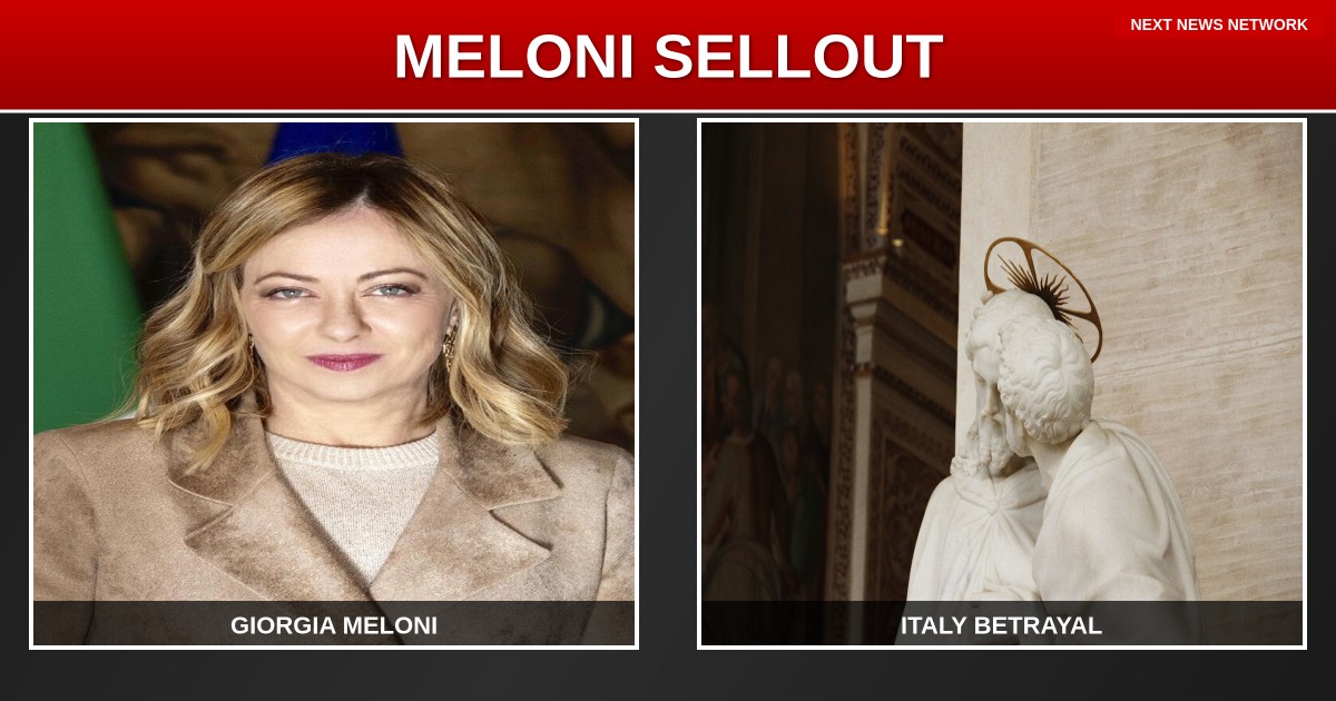 SELLOUT: Italy's Meloni ABANDONS Populist Base to Kiss Ring of European Elites