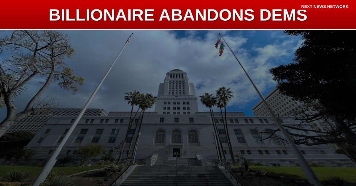 BOMBSHELL: California Billionaire ABANDONS Democrats After Swalwell Sex Scandal, Switches to 'Libertarian-Republican'