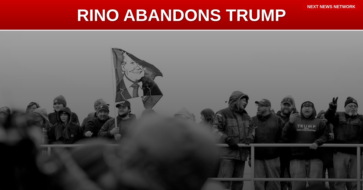 RINO ALERT: Republican Candidate ABANDONS Trump in New Jersey Special Election