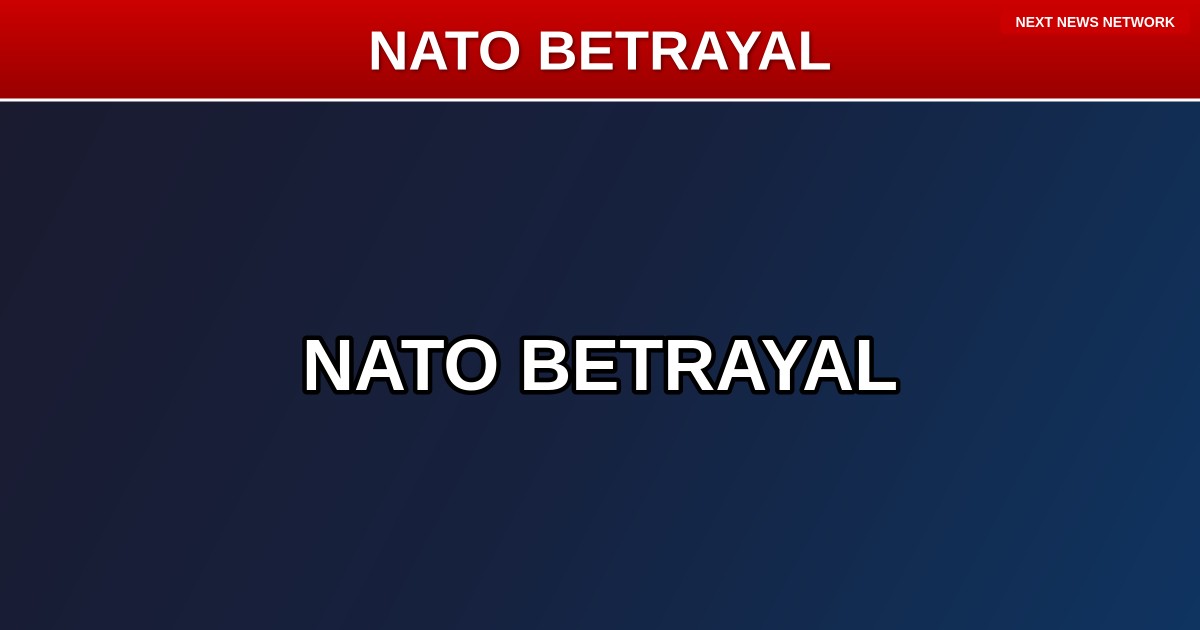 BETRAYAL: NATO Chief REFUSES to Back America Against Iran as Trump SLAMS Alliance for Abandoning US