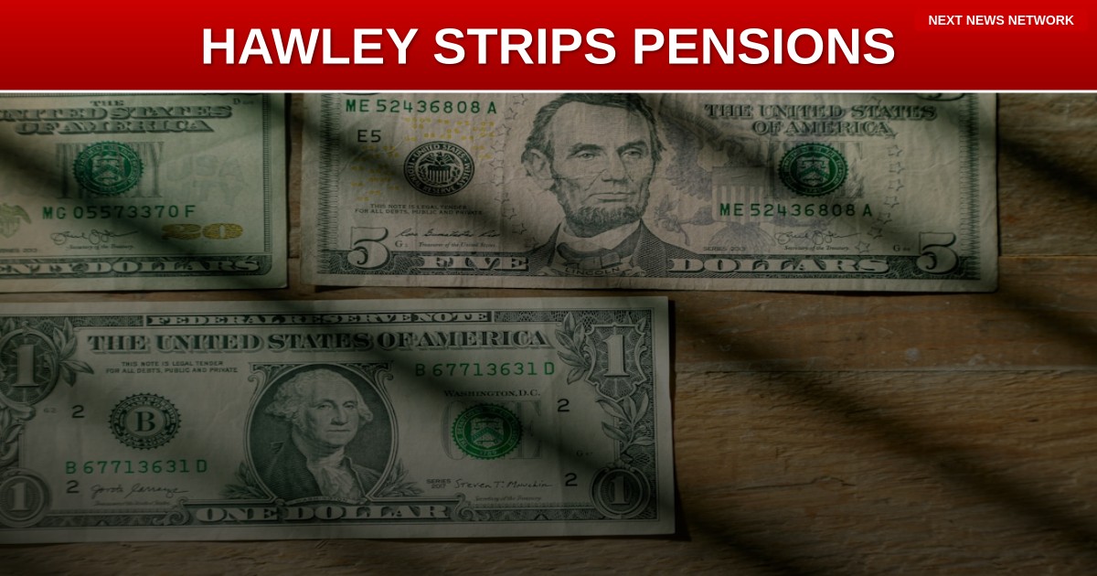 FINALLY: Hawley Moves to STRIP Taxpayer Pensions From Sex Criminal Lawmakers