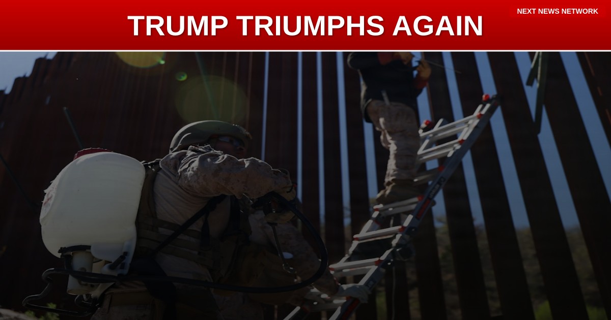 BREAKING: TRUMP ADMIN SCORES MAJOR WIN WITH NEW BORDER SECURITY BILL