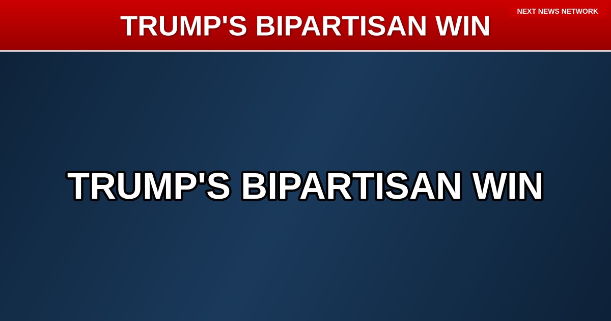 BREAKING: TRUMP SECURES BIPARTISAN VICTORY WITH ECONOMIC STIMULUS PACKAGE