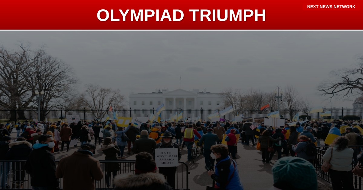 TRUMP CELEBRATES AMERICAN VICTORY AS 2026 OLYMPIANS LIGHT UP WHITE HOUSE!
