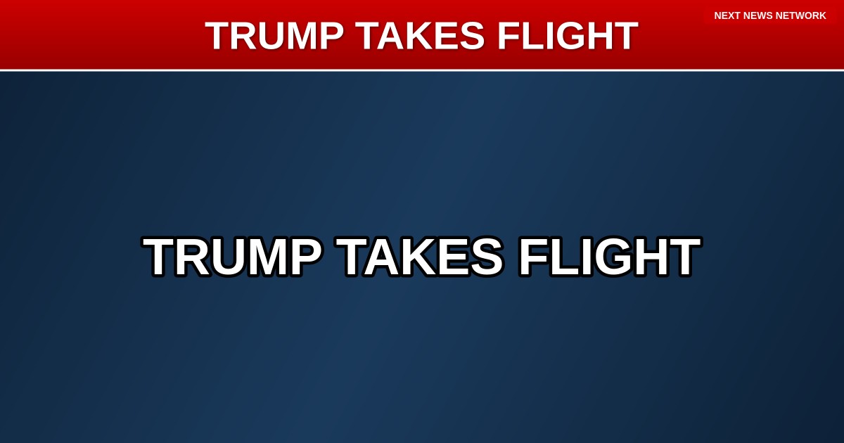 BREAKING: PRESIDENT TRUMP DEPARTS FOR STRATEGIC AGENDA OVERSEAS!