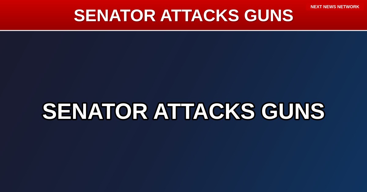 BOMBSHELL: Democratic Senator ATTACKS Second Amendment with NEW GUN CONTROL Proposal