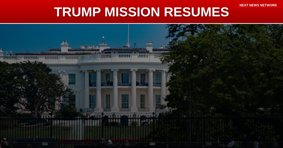 TRUMP MISSION CONTINUES: POTUS RETURNS TO WHITE HOUSE WITH A PURPOSE