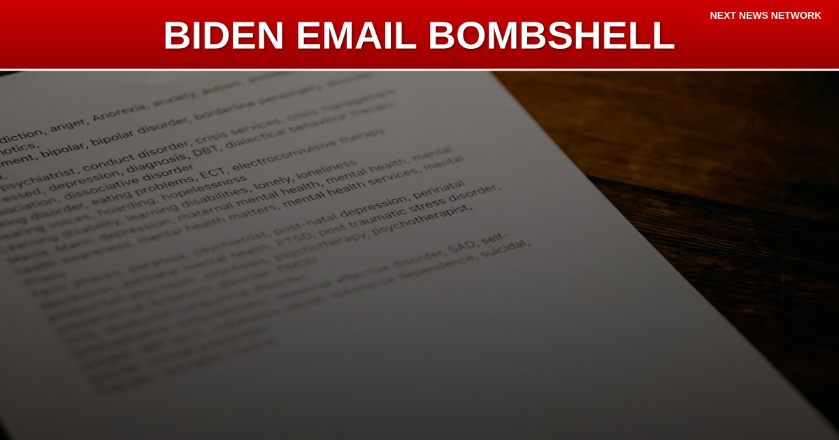 BOMBSHELL: BIDEN EMAIL SCANDAL REVEALS HIGHLY INCRIMINATING DETAILS