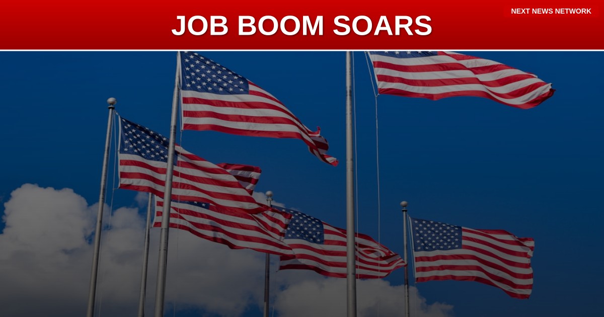 BOOMING ECONOMY: Job Growth SKYROCKETS Under Trump-Vance Leadership