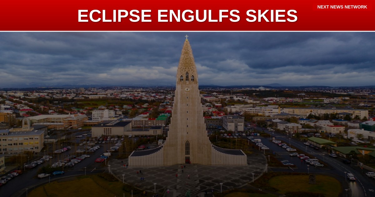 WATCH NOW: Cosmic Spectacle as Total Solar Eclipse Engulfs Icelandic and Spanish Skies!
