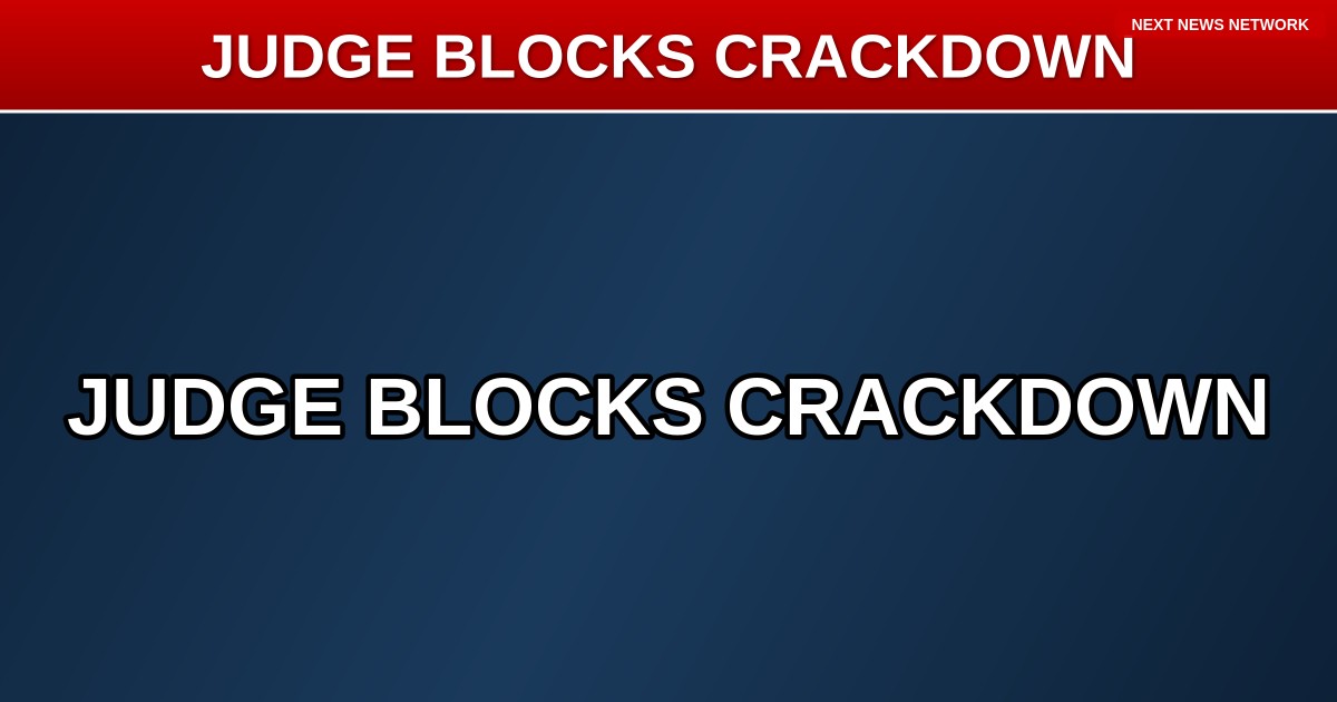 BREAKING: Federal Judge STANDS FIRM, BLOCKS Crackdown on Second Amendment!