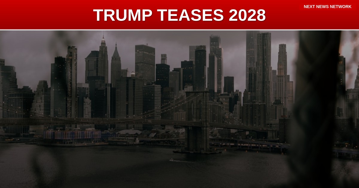BREAKING: President Trump Hints at 2028 Run Amidst Press Gaggle Address