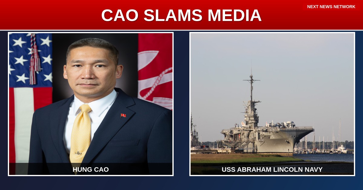 BREAKING: Acting Secretary Hung Cao DEBUNKS Media Lies About USS Abraham Lincoln!