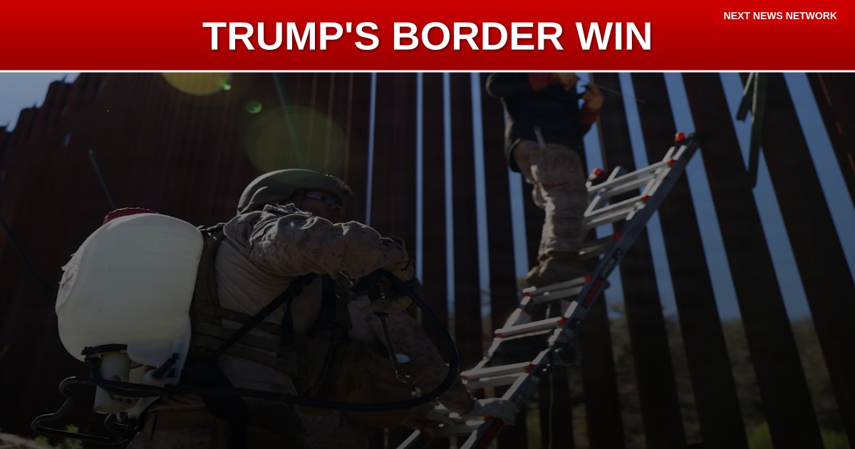 VICTORY: TRUMP'S BORDER SECURITY CRACKDOWN SLASHES ILLEGAL ENTRIES
