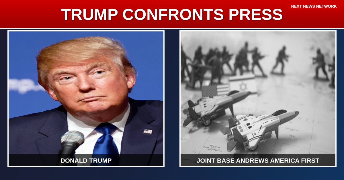 BREAKING: President Trump Confronts Media at Joint Base Andrews - Lays Out America First Agenda Amidst Liberal Skepticism