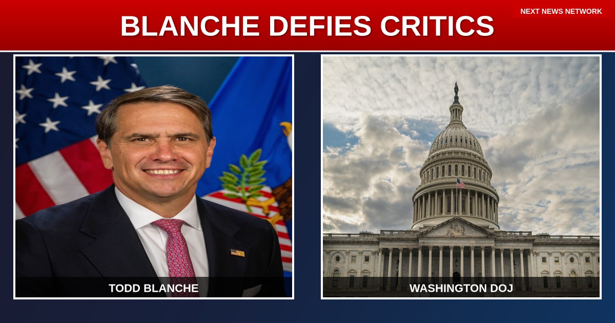 BOMBSHELL: AG Blanche Challenges Leftists on DOJ ‘Independence’ from Trump White House