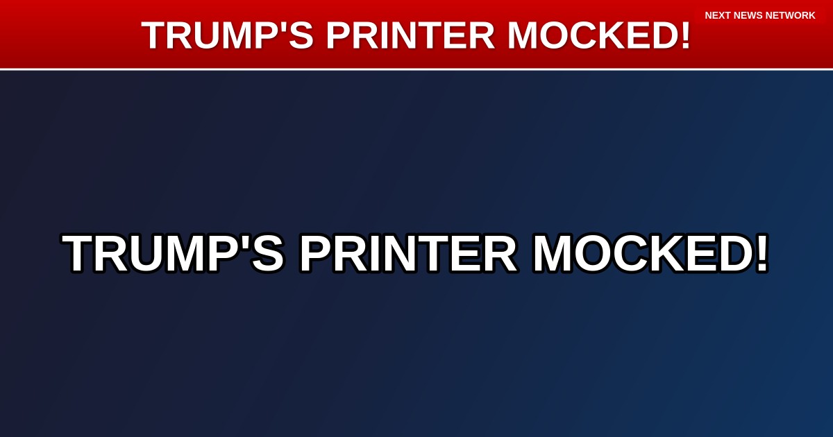 WHO IS NATALIE HARP? Meet Trump's 'Human Printer' MOCKED by Dems!