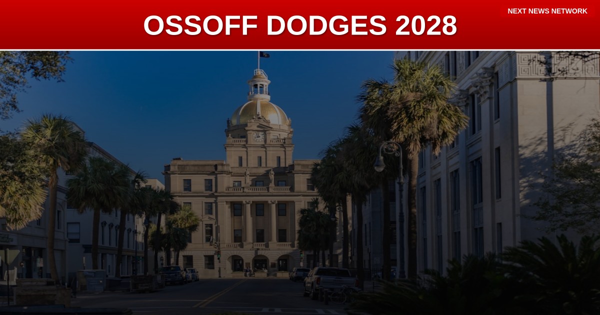 OSSOFF DENIES 2028 RUN: Keeps Focus on 2026 as Speculation Swirls