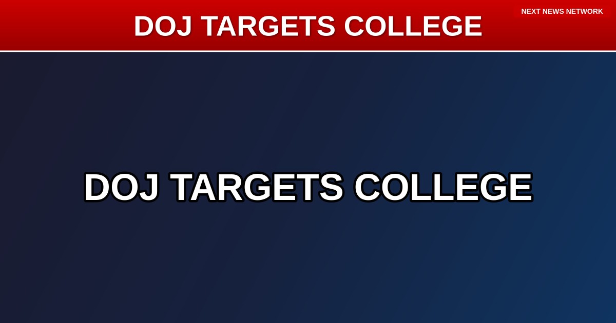 BREAKING: DOJ Investigates College of William and Mary for Civil Rights Act Violations