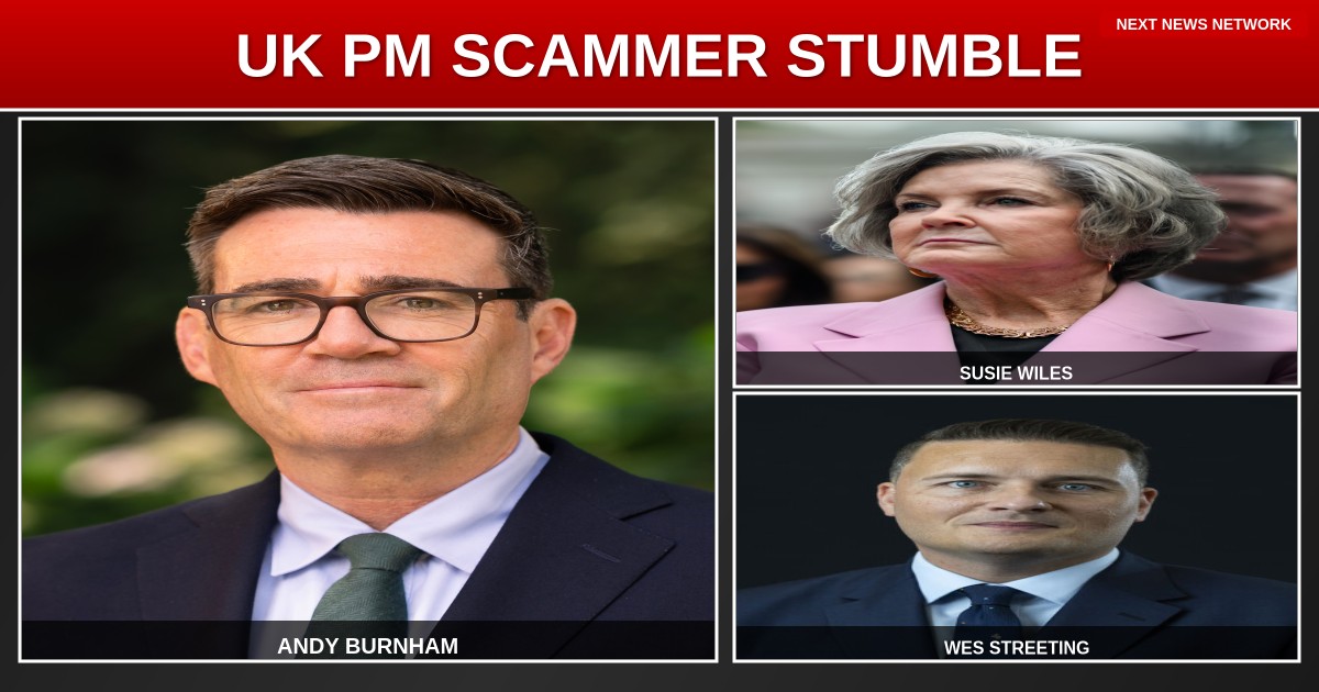 BOMBSHELL: UK PM Andy Burnham Insists No Security Threat After Falling for Susie Wiles Impersonator