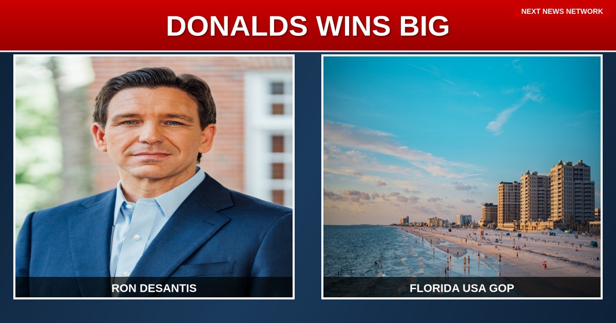BREAKING: Byron Donalds Secures GOP Nomination to Succeed DeSantis in Florida