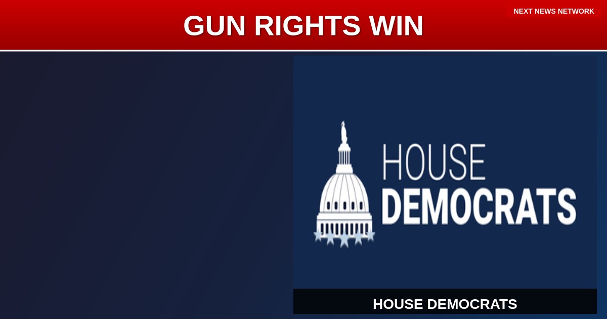 VICTORY FOR SECOND AMENDMENT: House Democrats' Gun Control Push CRUSHED by GOP